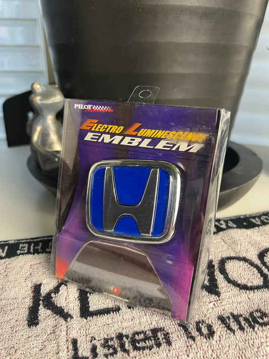 PILOT Illuminated badge (Blue Honda)