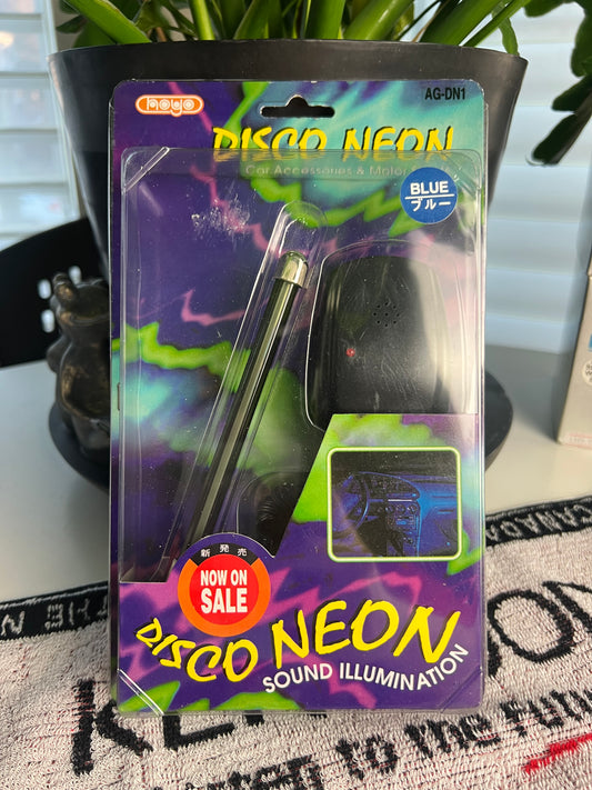 DISCO NEON Sound Illumination (long single blue neon)